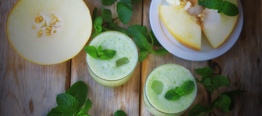 Recette de Smoothie Melon Menthe