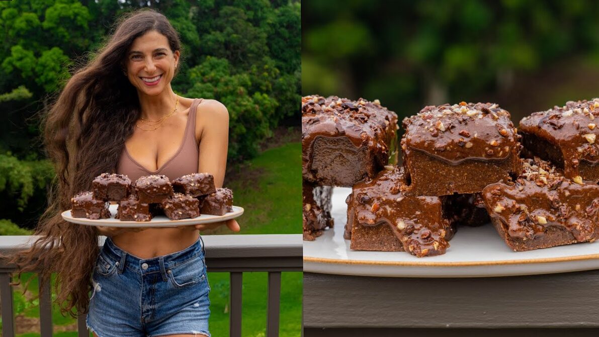 Vegan brownie chocolate recipe without cooking (raw brownie)
